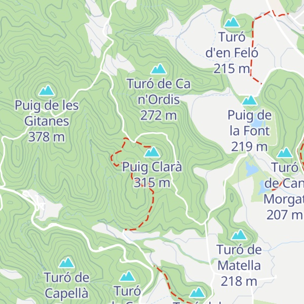 Map of Puig Clarà