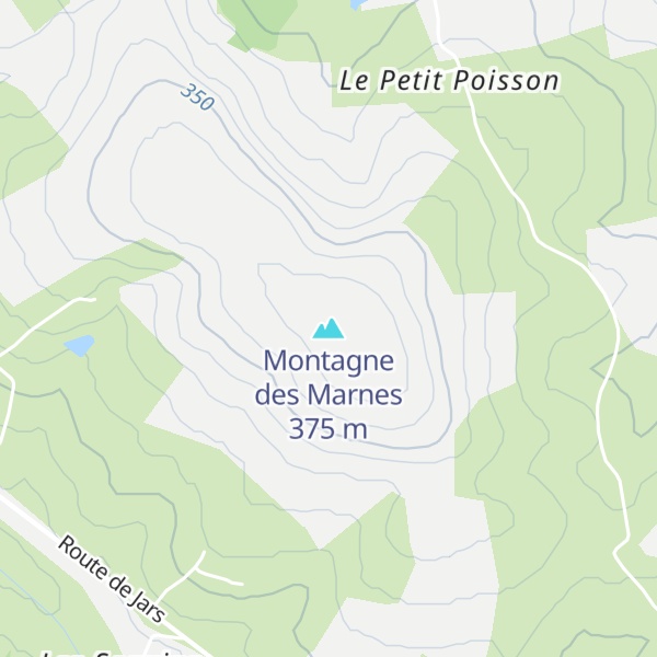 Map of Montagne des Marnes