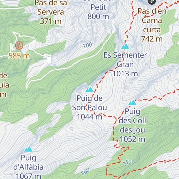 Map of Puig de Son Palou