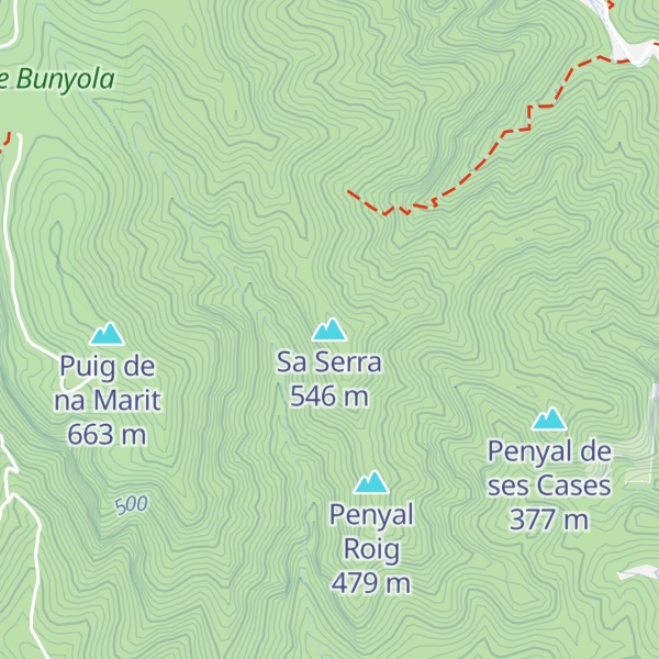 Map of Sa Serra
