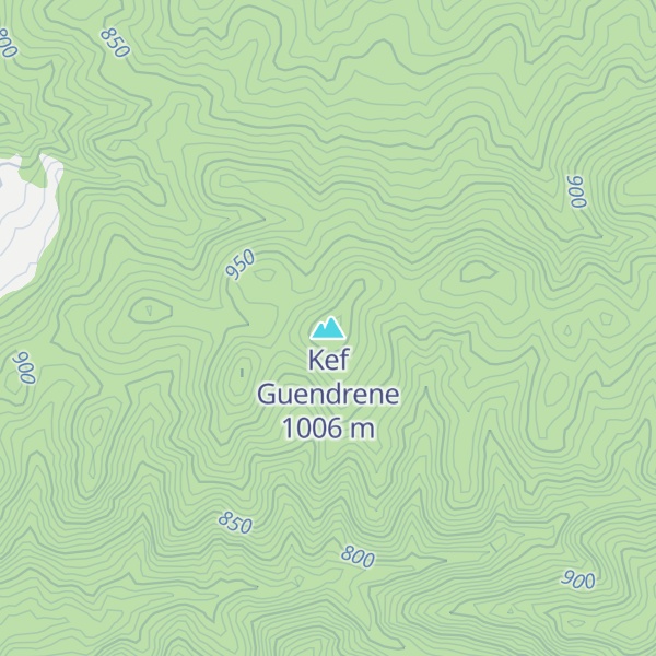 Map of Kef Guendrene