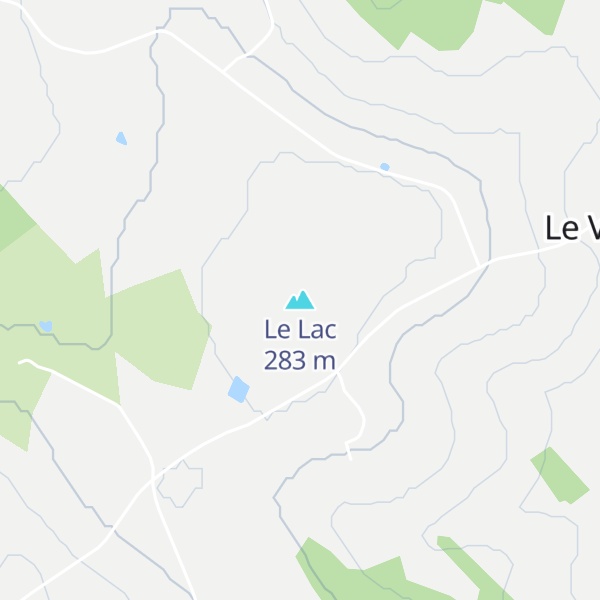 Map of Le Lac