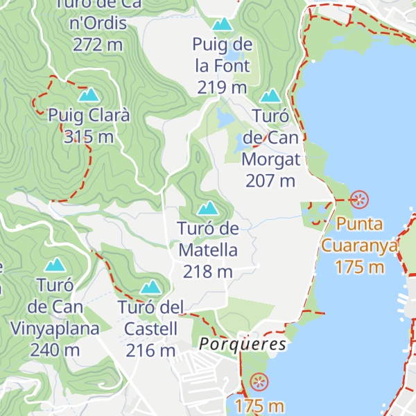 Map of Turó de Matella