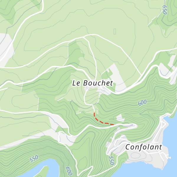 Map of Gîte du Bouchet