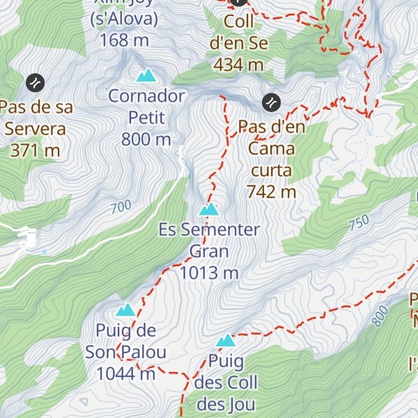 Map of Es Sementer Gran