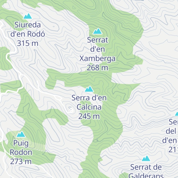 Map of Serra d'en Calcina