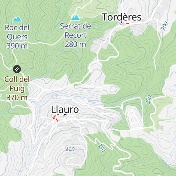 Map of Cabane del Moro
