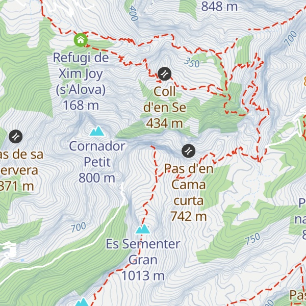 Map of Es Cornador Gran