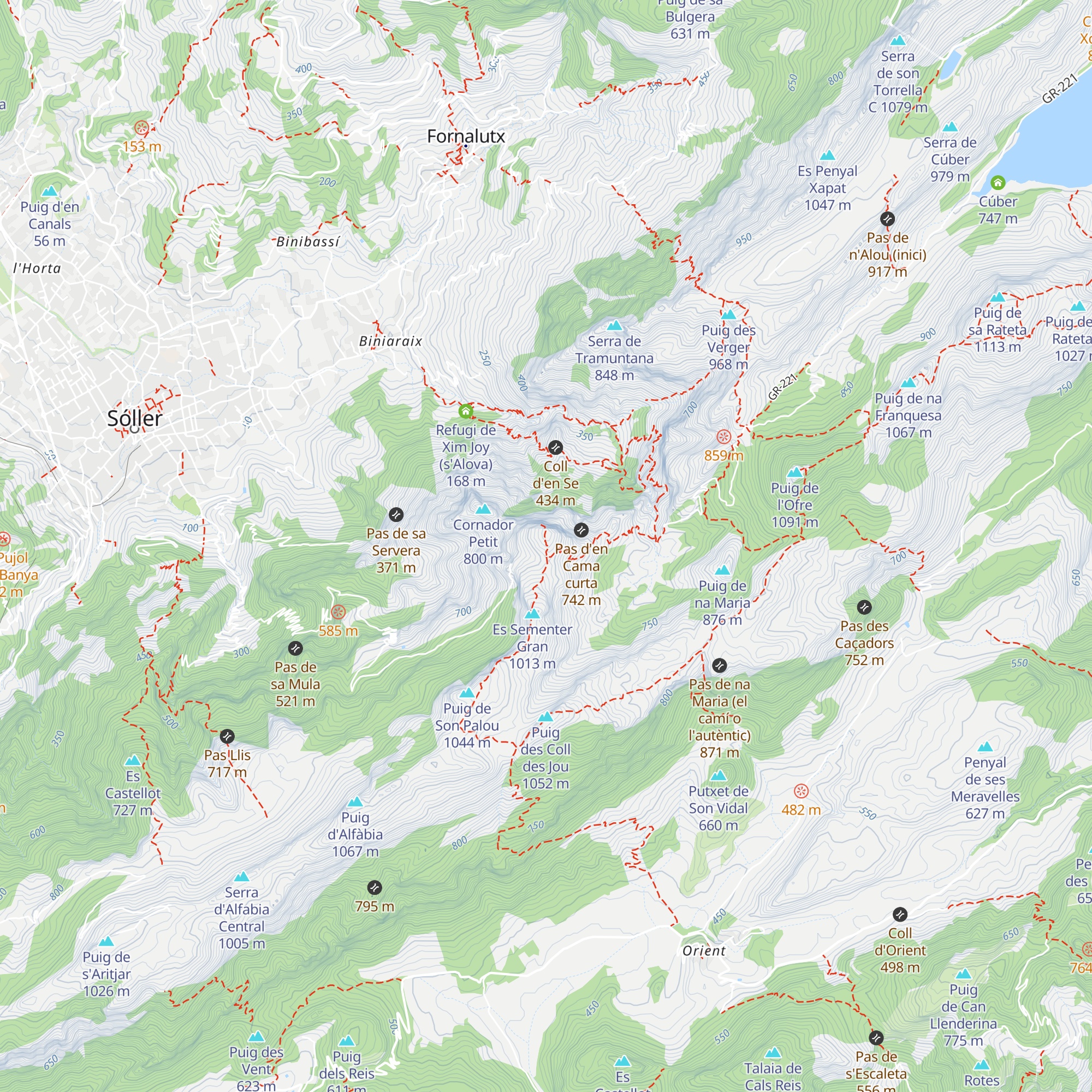 Els Cornadors map