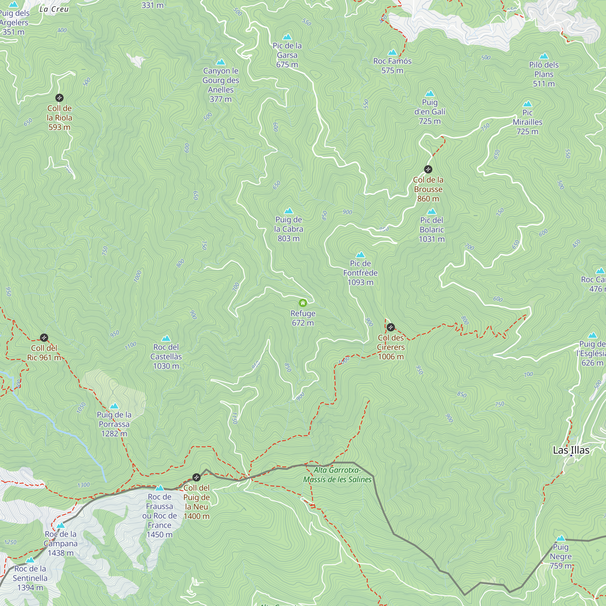 Refuge map