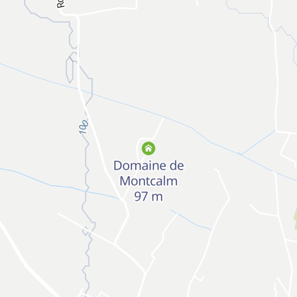 Map of Domaine de Montcalm