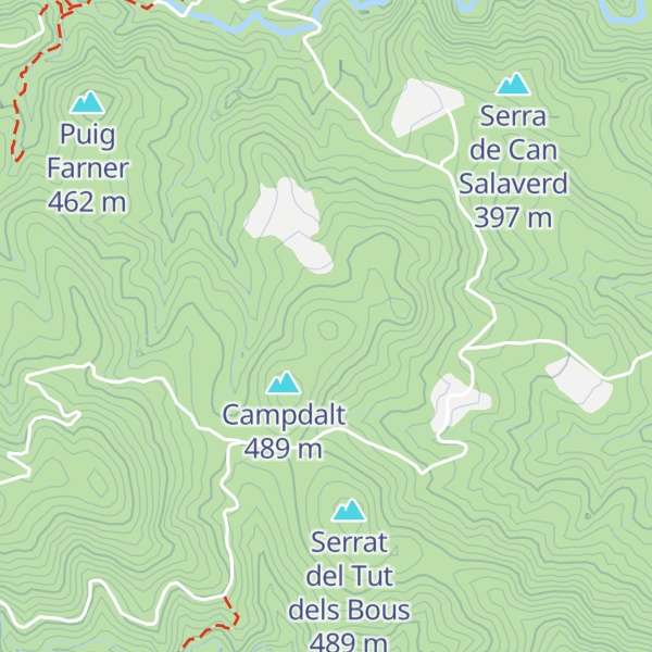 Map of Puig de les Roques