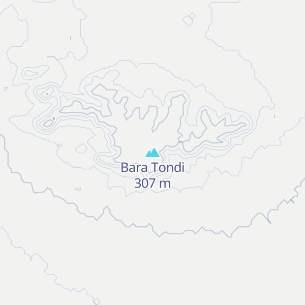 Map of Bara Tondi