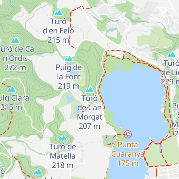 Map of Turó de Can Morgat