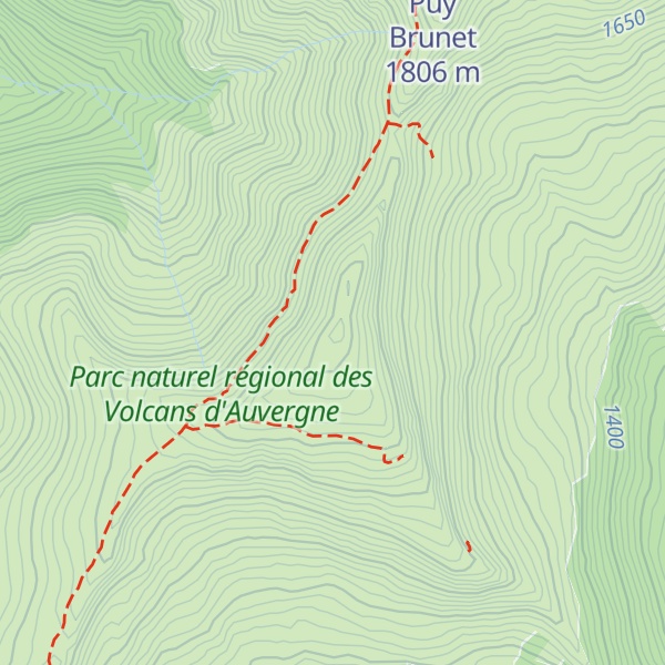 Map of Puy de la Cède