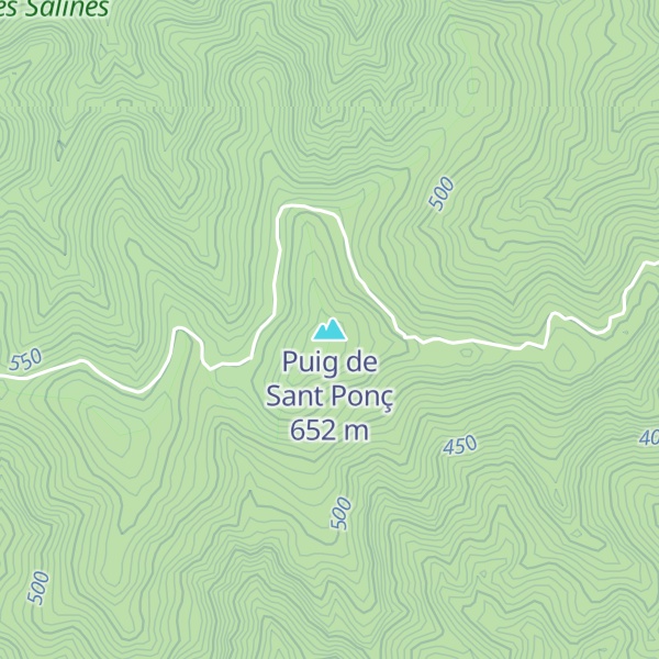 Map of Puig de Sant Ponç