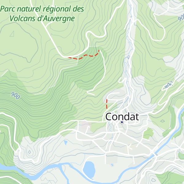 Map of Gîtes de la Borie de Pourtou