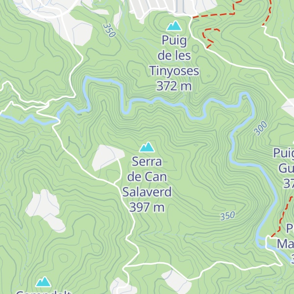 Map of Serra de Can Salaverd