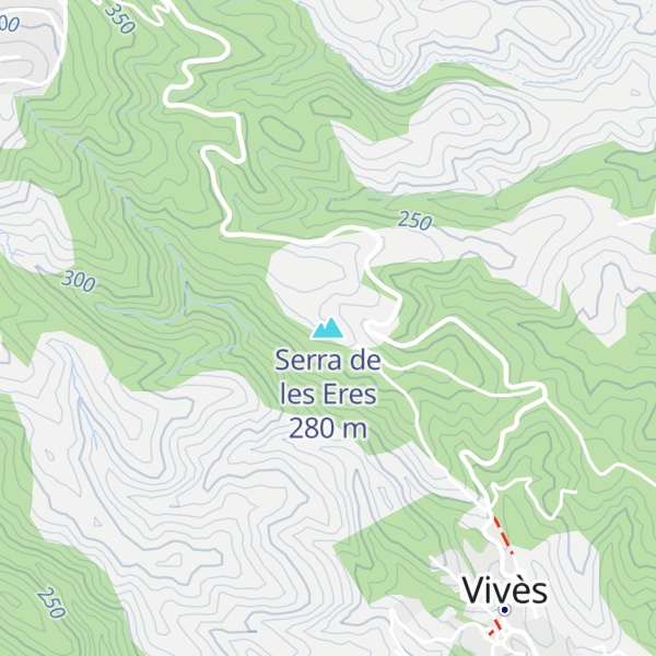 Map of Serra de les Eres