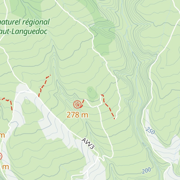 Map of Mont Redon