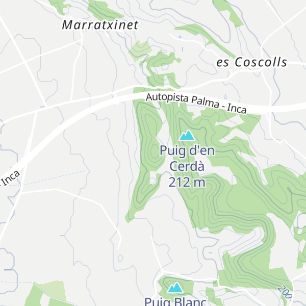 Map of Sa Corona