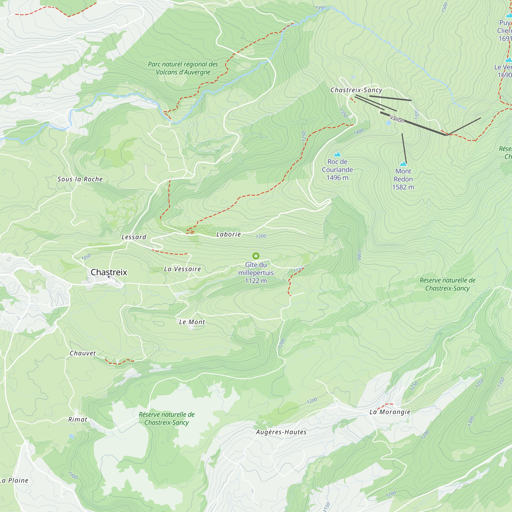 Gîte du millepertuis map