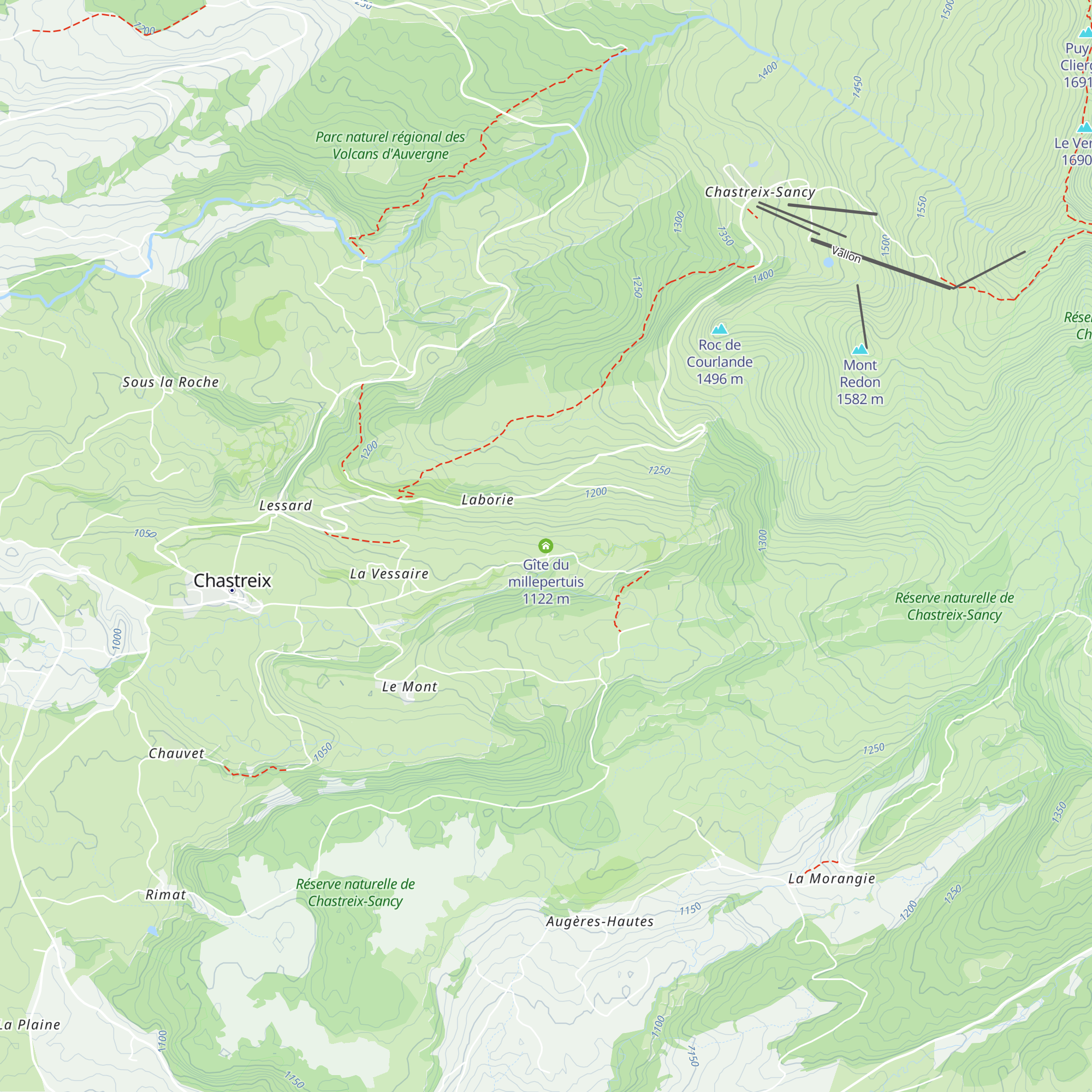 Gîte du millepertuis map