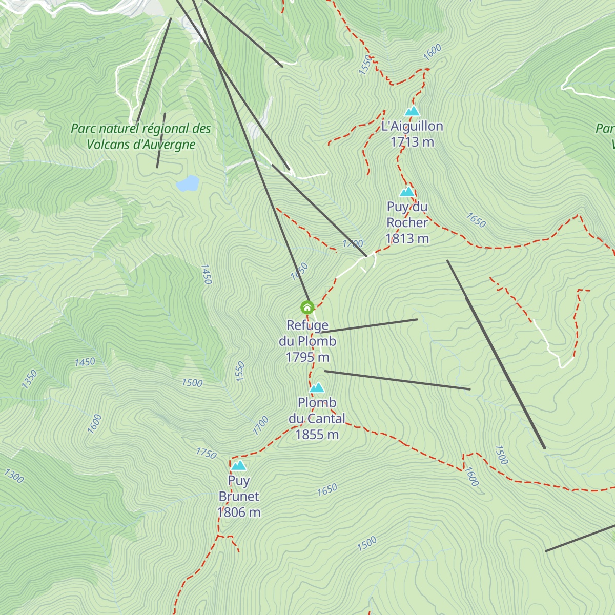 Refuge du Plomb map