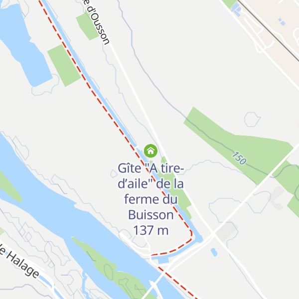 Map of Gîte "La Poudre d'Escampette" de la ferme du Buisson