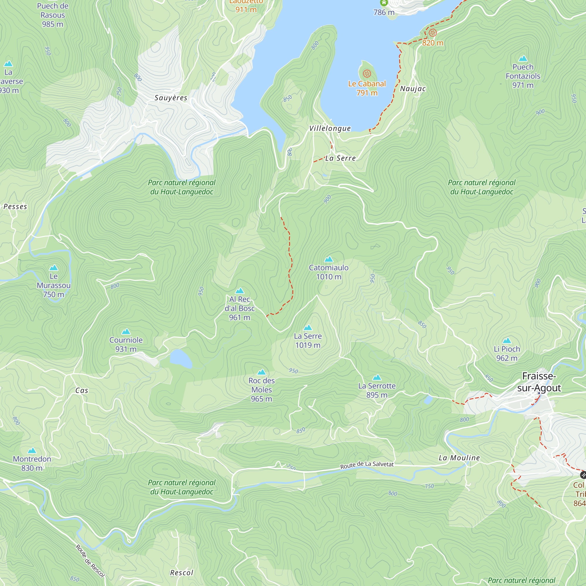 La Jasse dal Baccut map
