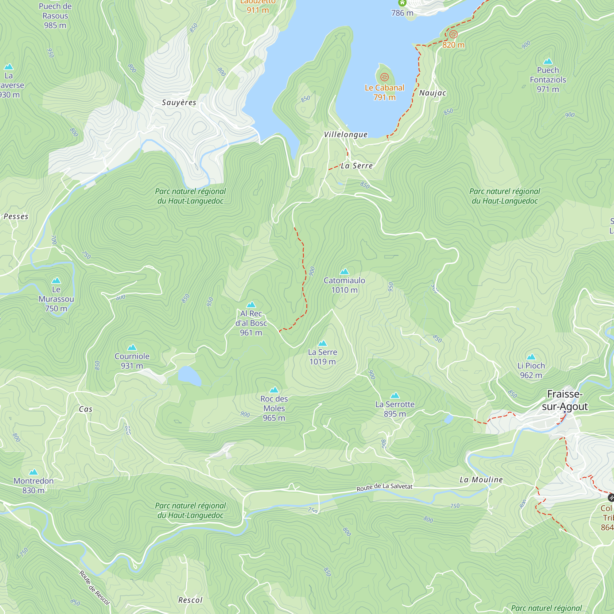 La Jasse dal Baccut map