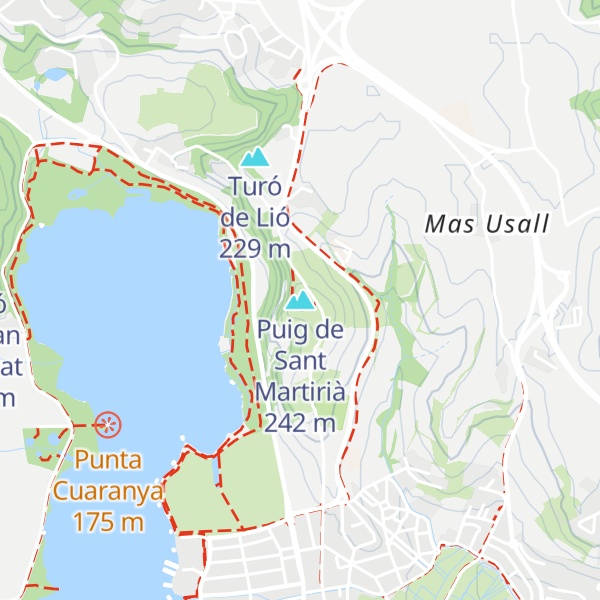 Map of Puig de Sant Martirià