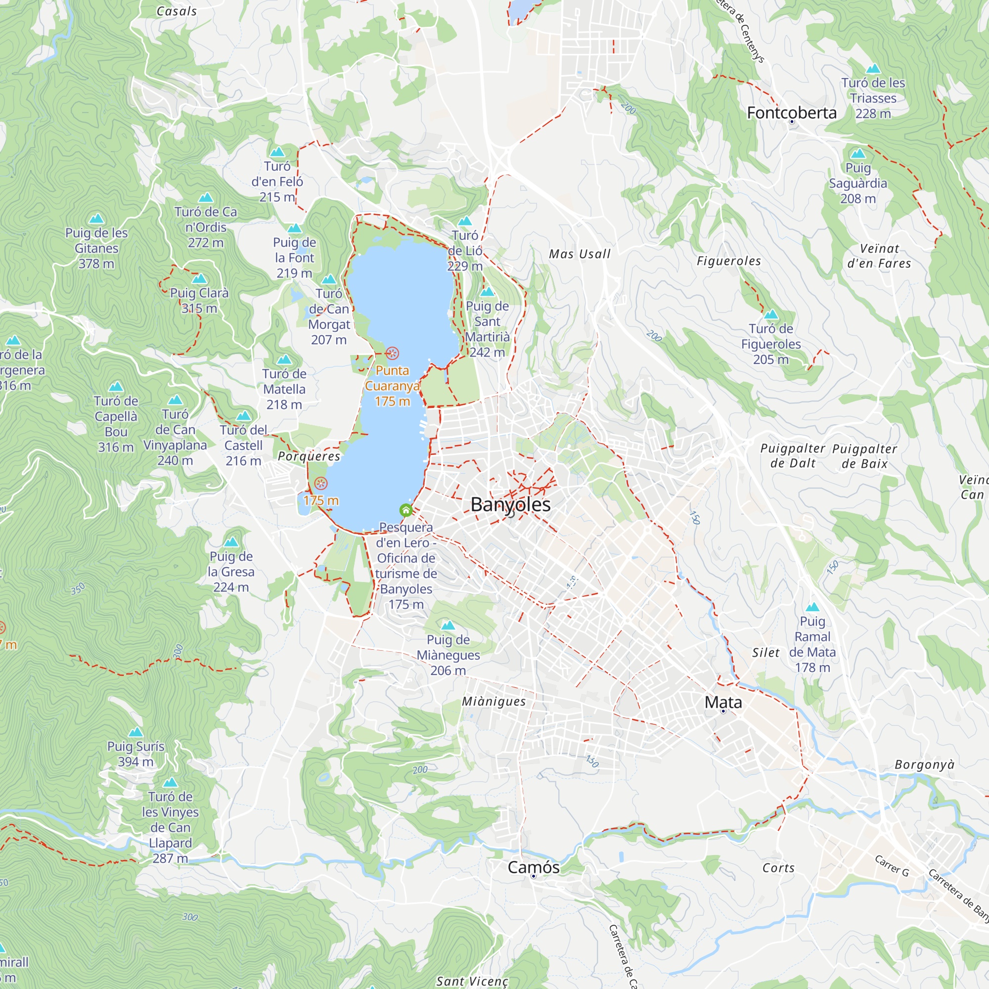Refugi climàtic Casal Cívic i Comunitari de Banyoles map