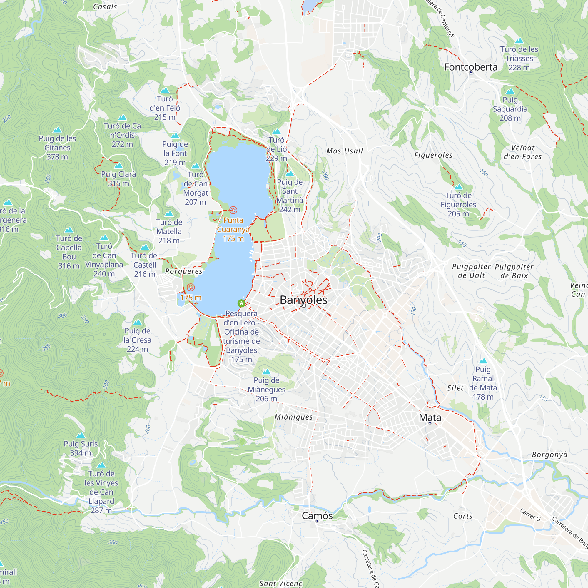 Refugi climàtic Casal Cívic i Comunitari de Banyoles map