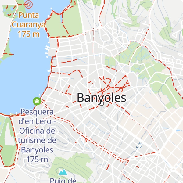 Map of Refugi climàtic Casal Cívic i Comunitari de Banyoles