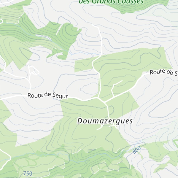 Map of Puech des Boules