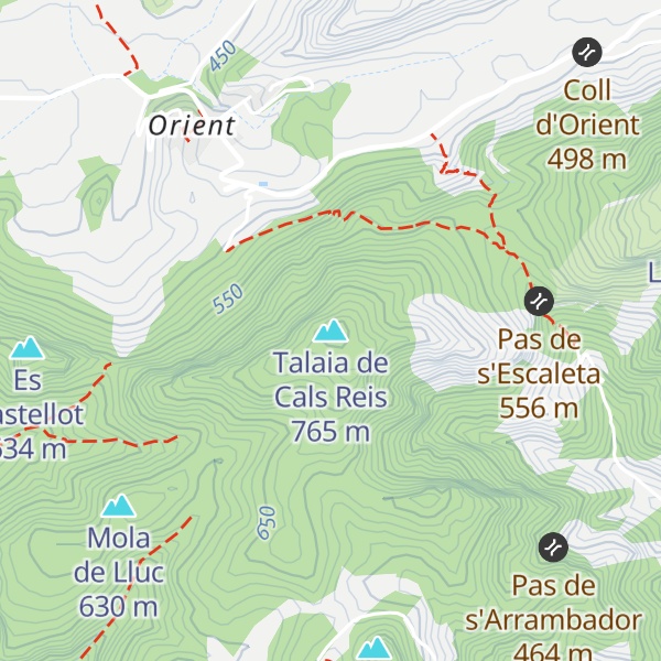 Map of Talaia de Cals Reis