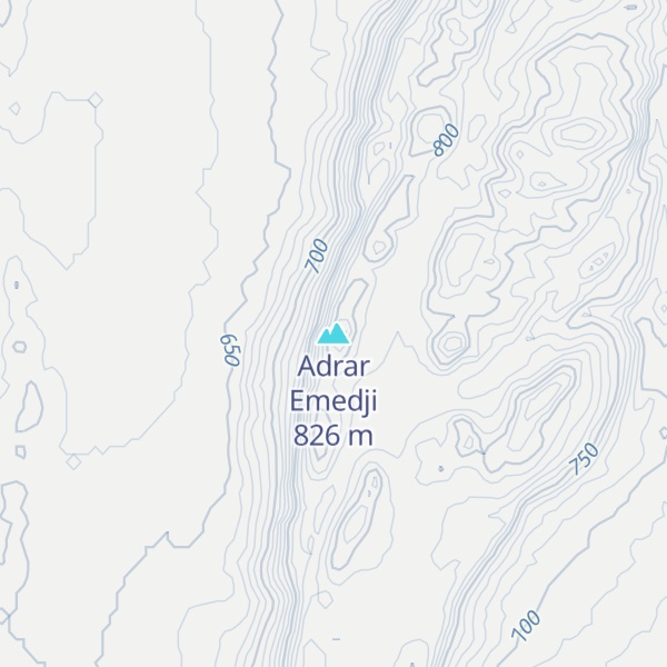 Map of Adrar Emedji