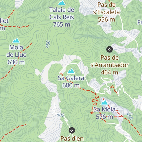 Map of Sa Galera