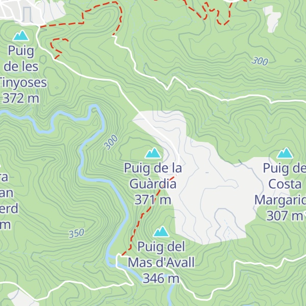 Map of Puig de la Guàrdia