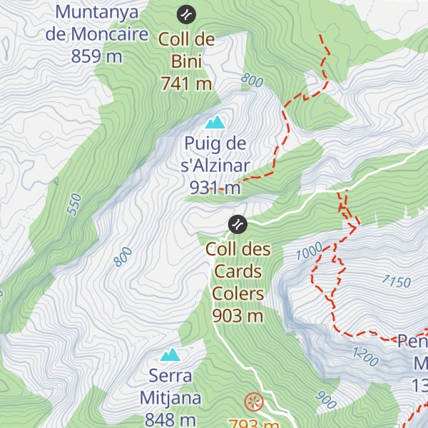 Map of Puig del senyor Nofre