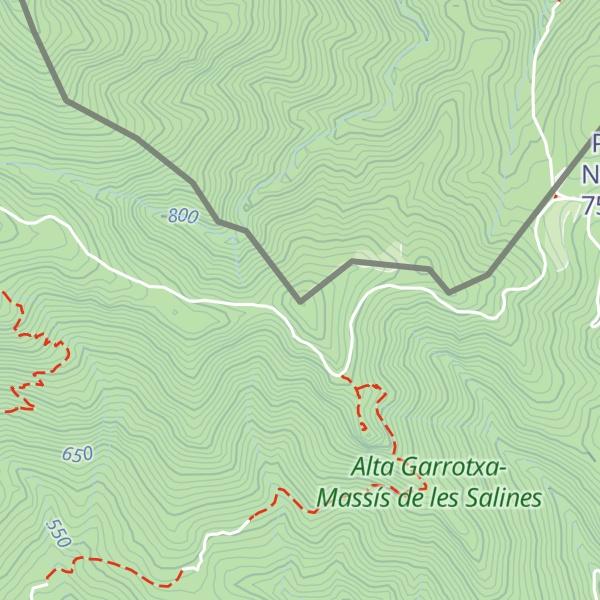 Map of Puig del Faig