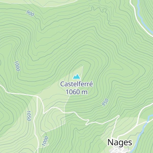 Map of Castelferré