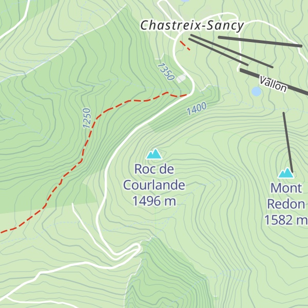 Map of Roc de Courlande