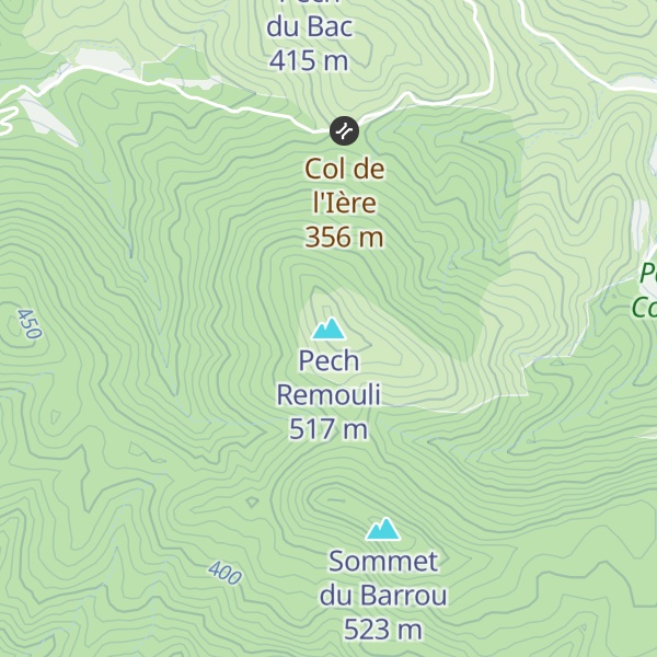 Map of Pech Remouli