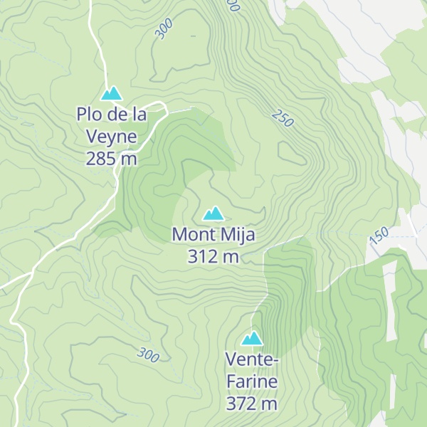 Map of Mont Mija