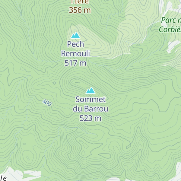 Map of Sommet du Barrou