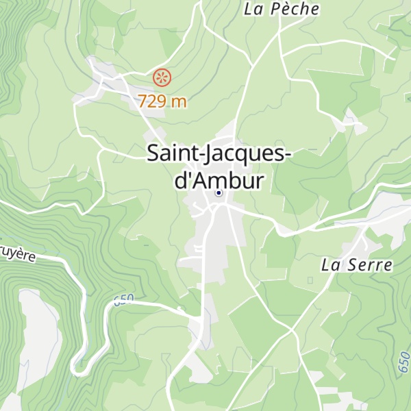 Map of Gîte des Trois Bergères