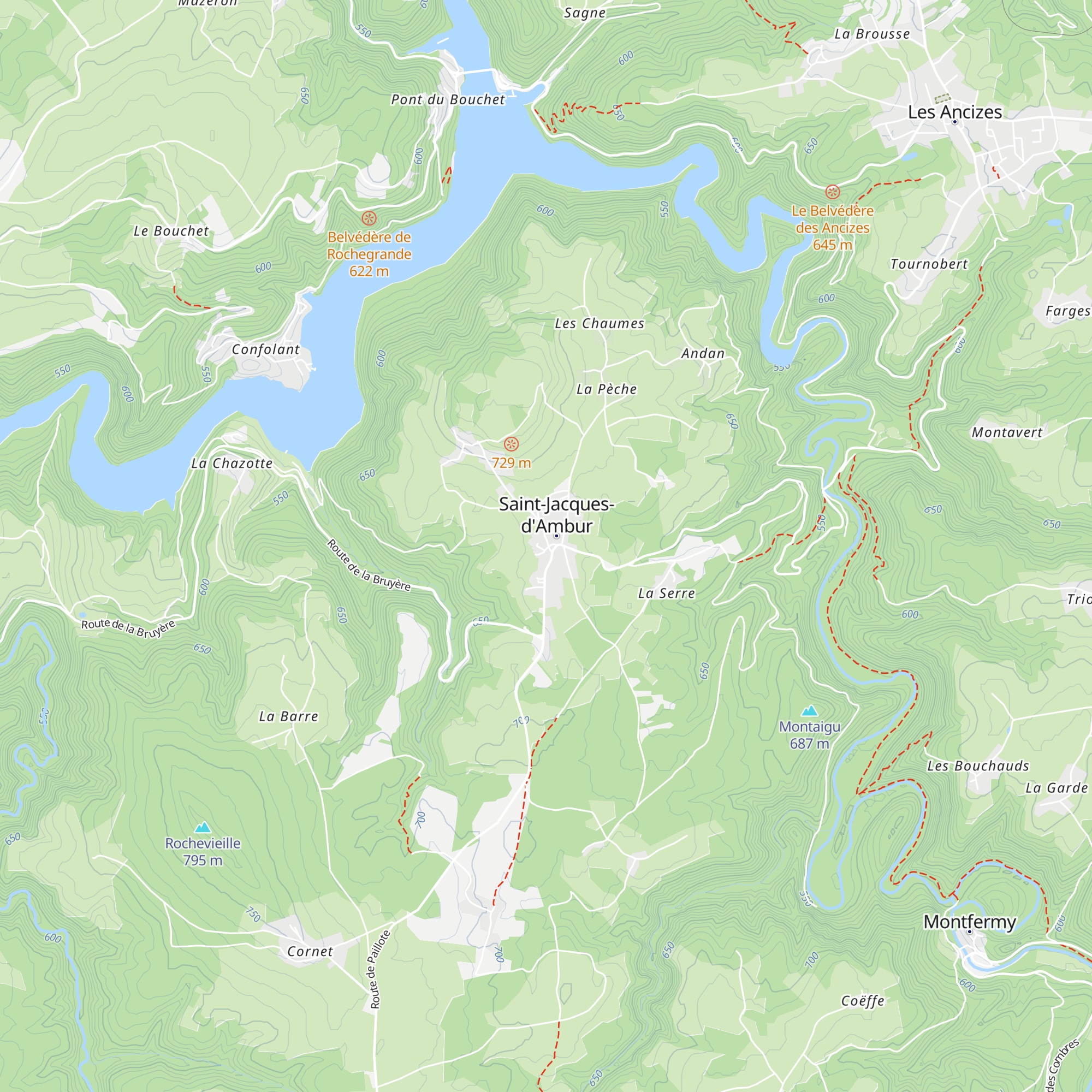 Gîte des Trois Bergères map