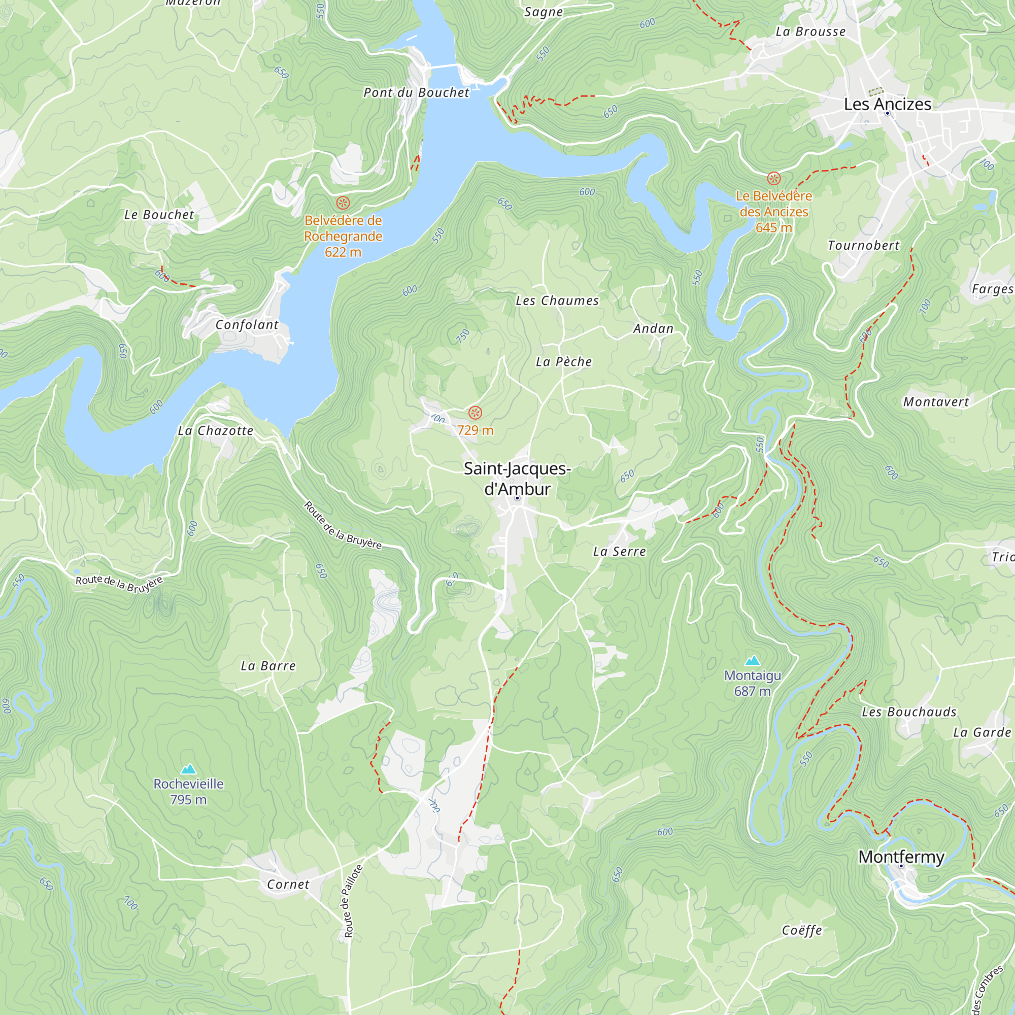Gîte des Trois Bergères map